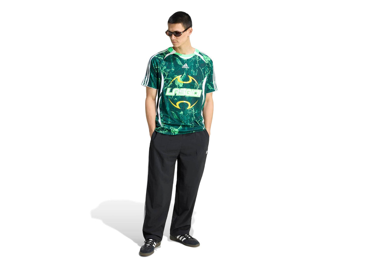 Adidas Lagos Graphic Jersey in Screaming Green / Aurora Ivy / Collegiate Green