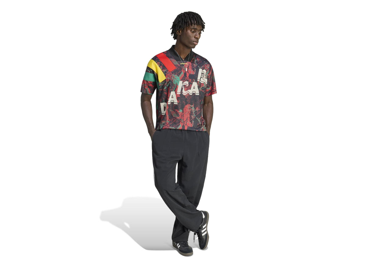 Adidas Senegal Graphic Jersey in Bold Green / EQT Yellow / Red