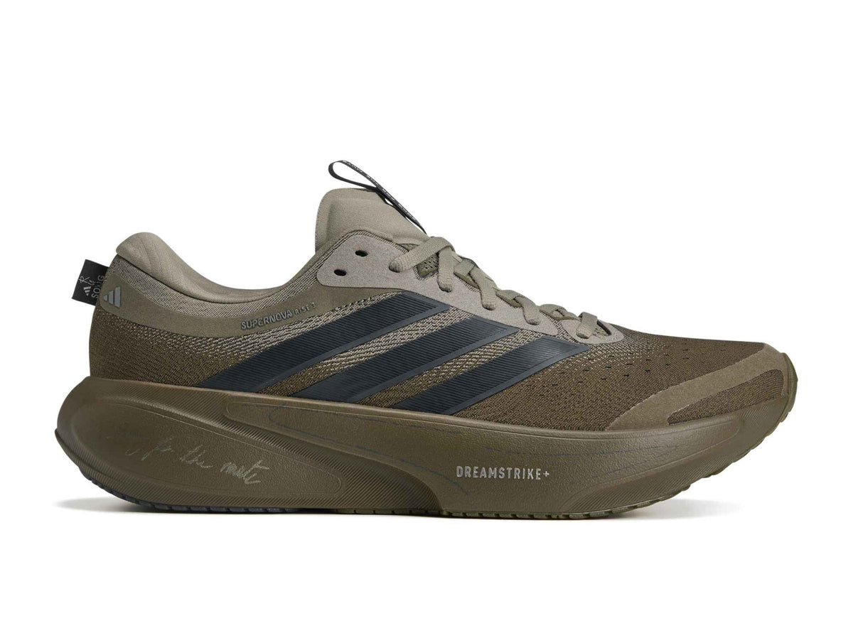 Adidas Supernova Rise 3 in Trace Olive / Carbon Song For The Mute SFTM