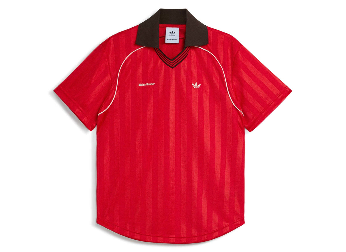 Adidas Wales Bonner Football Tee in Better Scarlet
