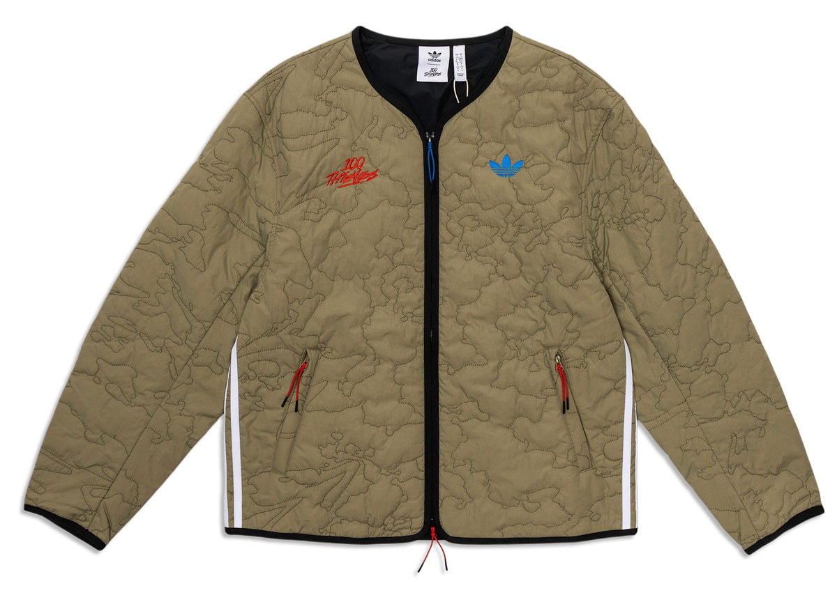 Adidas x 100 Thieves Quilted Liner Jacket