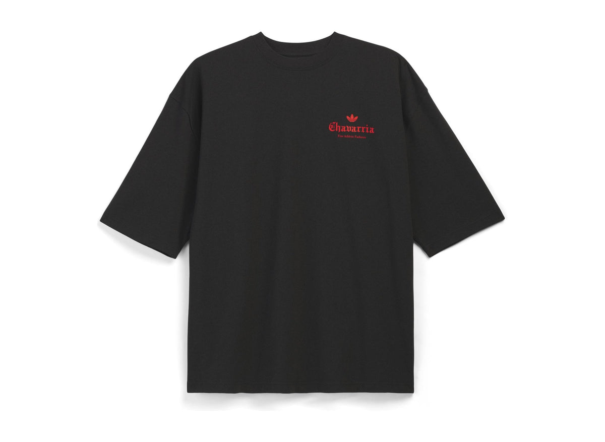Adidas x Willy Chavarria Dark Rose T-Shirt in Black / Red