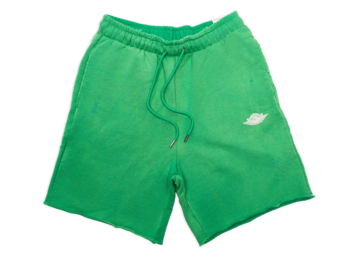 Air Jordan Rare Air French Terry Shorts in Stadium Green / Sail