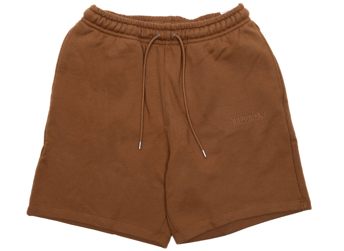 Air Jordan Wordmark Fleece Shorts in Light British Tan