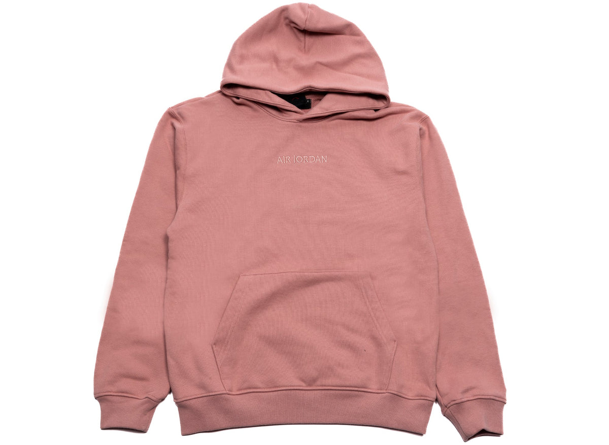 Air Jordan Wordmark Hoodie in Rust Pink