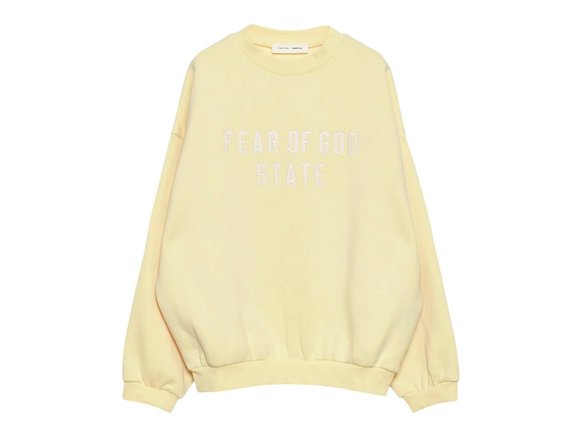 Fear of God Essentials 90's Crewneck 'Garden Yellow'