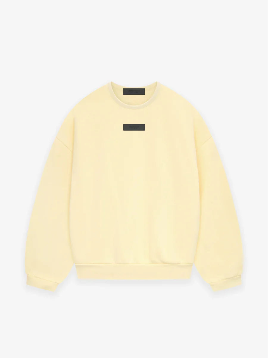 Fear of God Essentials Crewneck Sweater in Garden Yellow