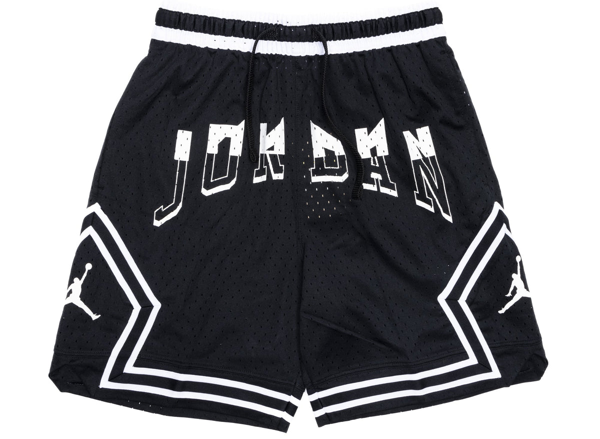 Jordan Dri-Fit Diamond Shorts in Black / White