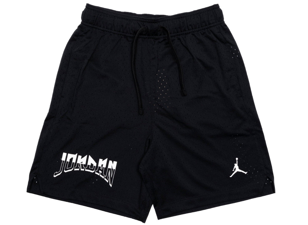 Jordan Dri-Fit Sport Shorts in Black / Dark Shadow / White