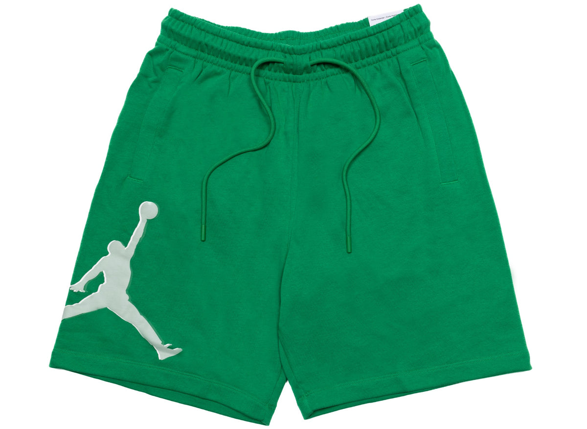 Jordan Essentials Fleece Shorts in Lucky Green