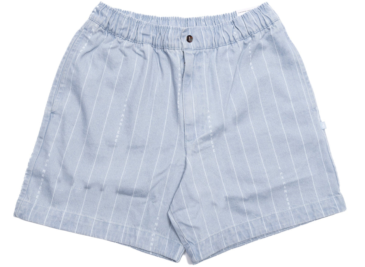 Jordan x A Ma Maniere Knee Length Shorts in Light Armory Blue