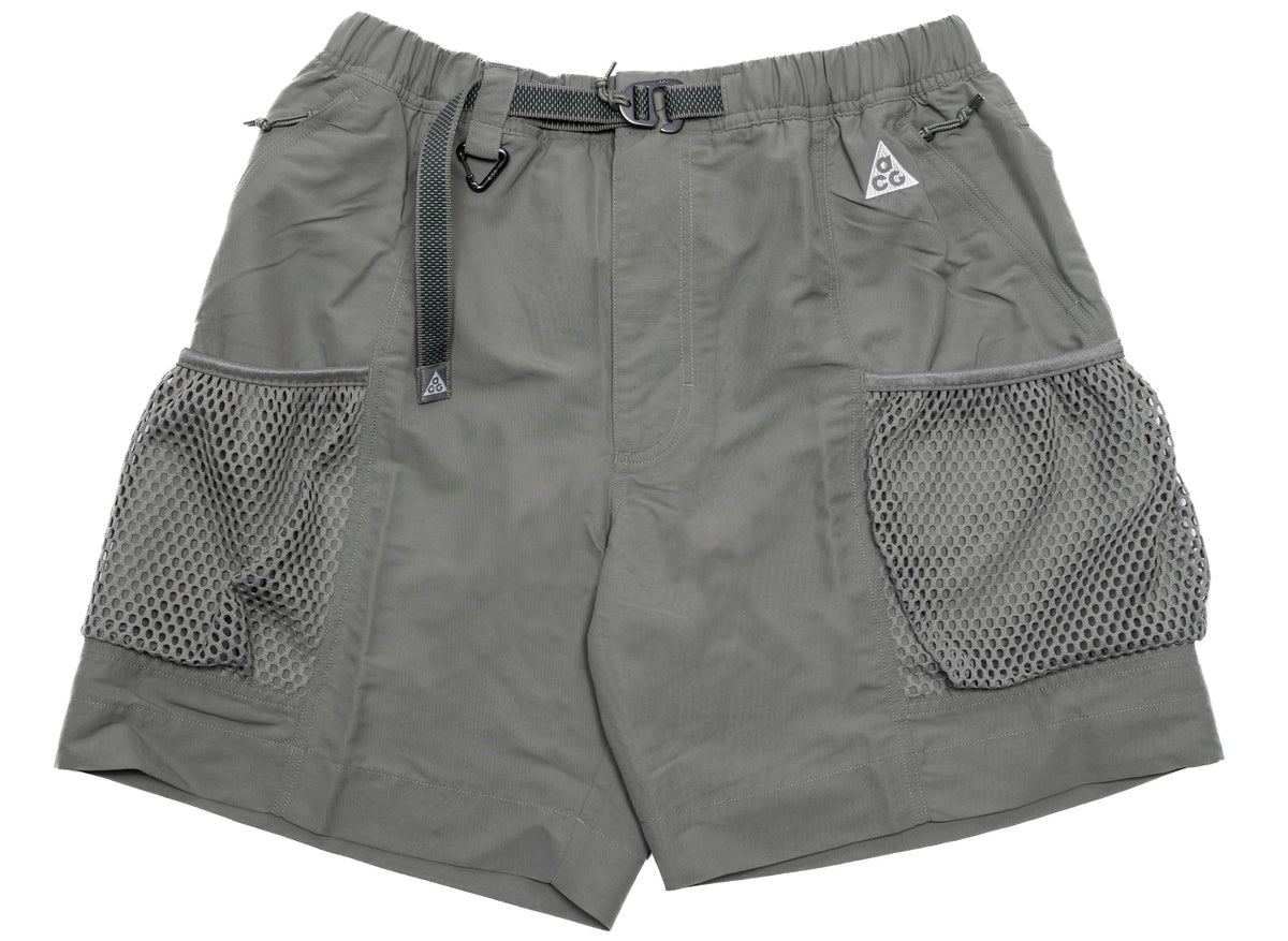 Nike ACG Snowgrass Cargo Shorts in Dark Stucco / Summit White