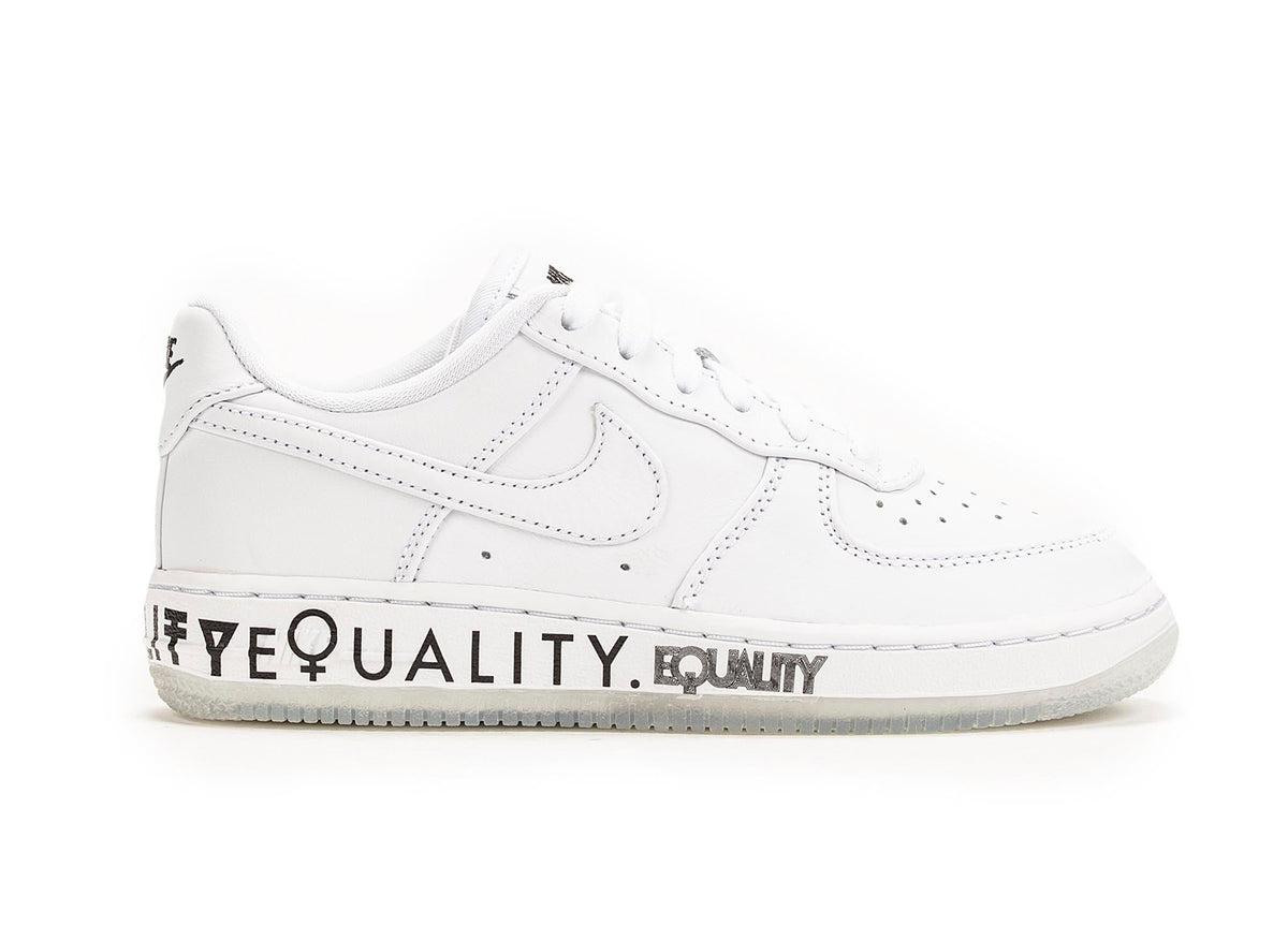 Nike Force 1 Equality Kids in White / Black