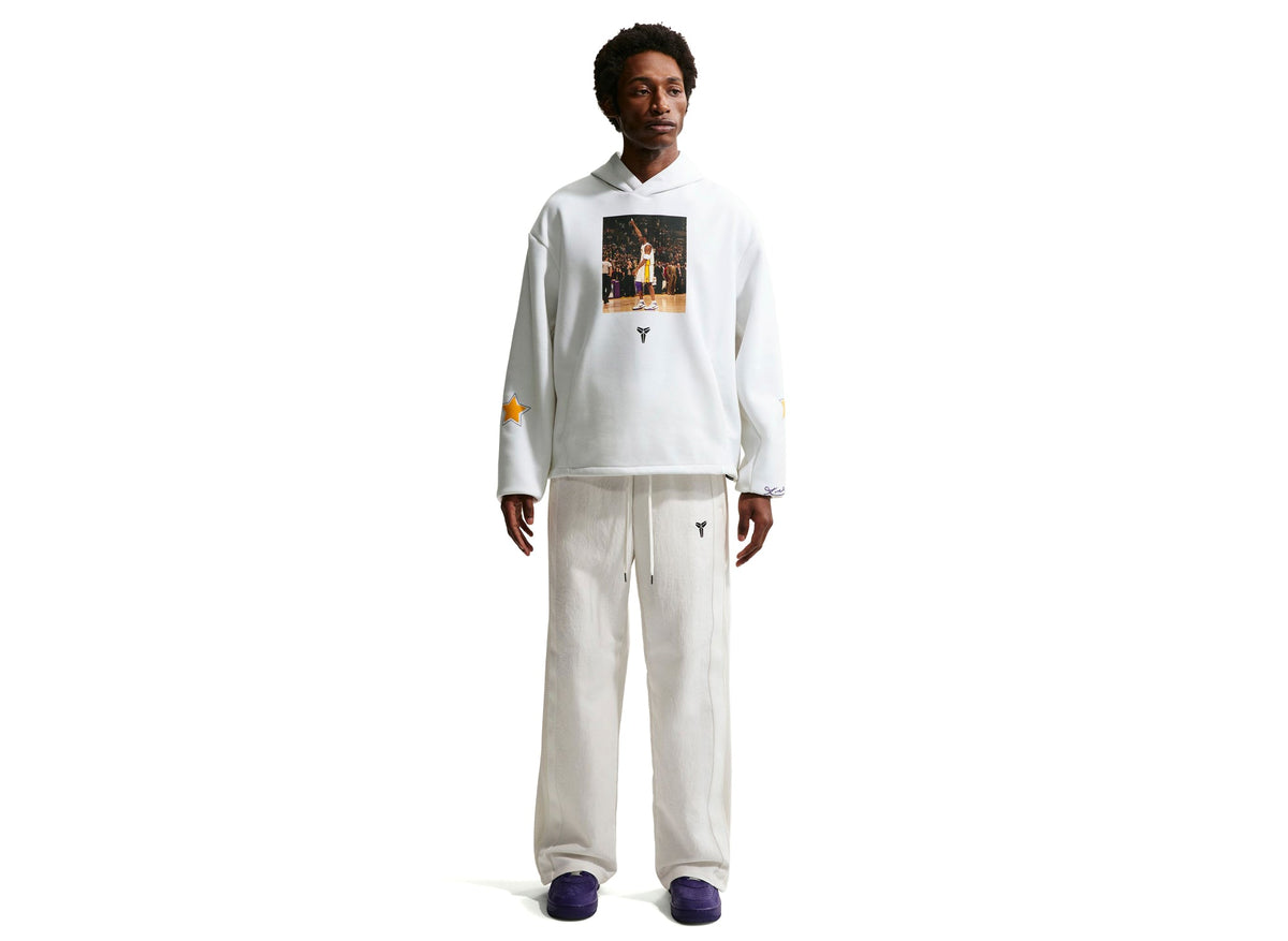 Nike Kobe Dri-FIT Fleece Pullover Hoodie in White
