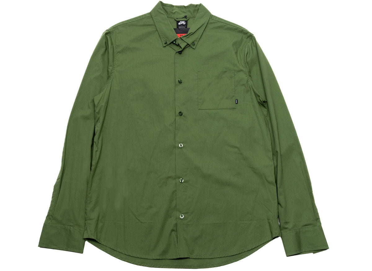 Nike SB Button Up in Green