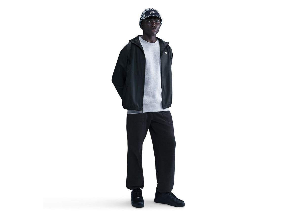 Nike Windrunner Lined Jacket in Black / White