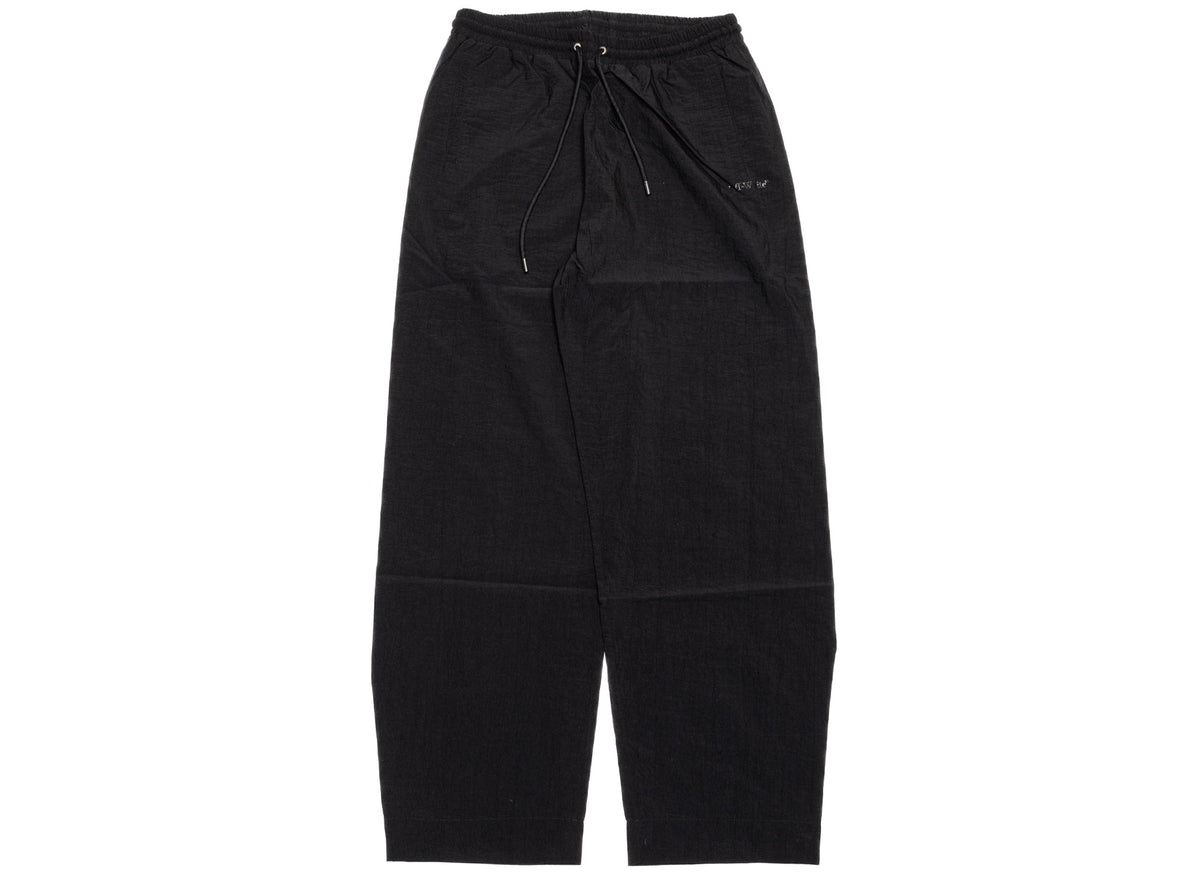 OFF-WHITE Glossy Arrow Nylon Relax Trackpant in Black