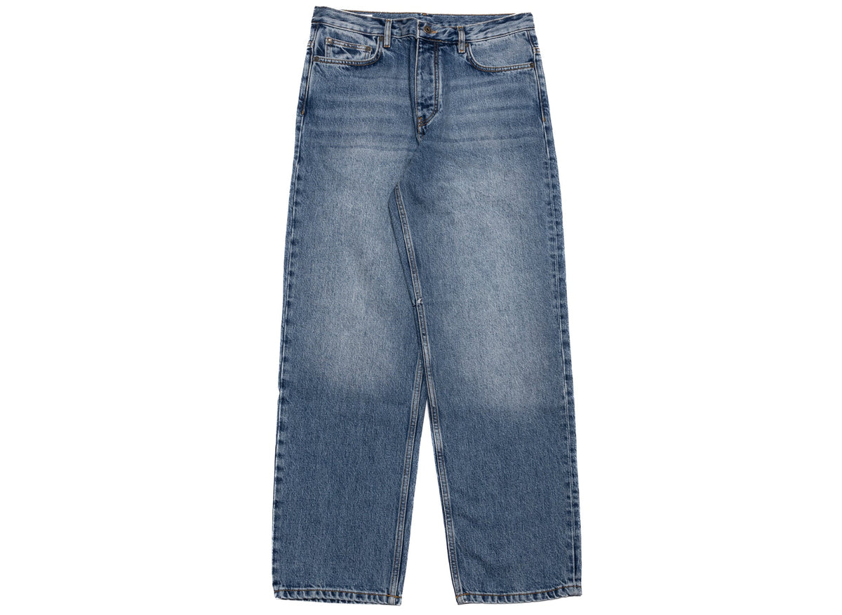 OFF-WHITE Half Arrow Relax Tapered Jeans in Light Medium Blue