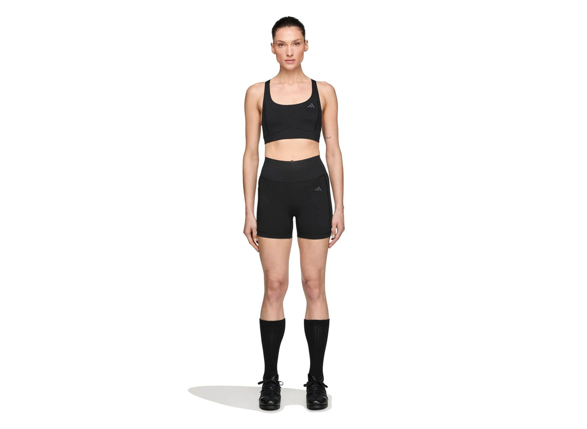 Women's Adidas x Entire Studios Optime Short Training Leggings in Black