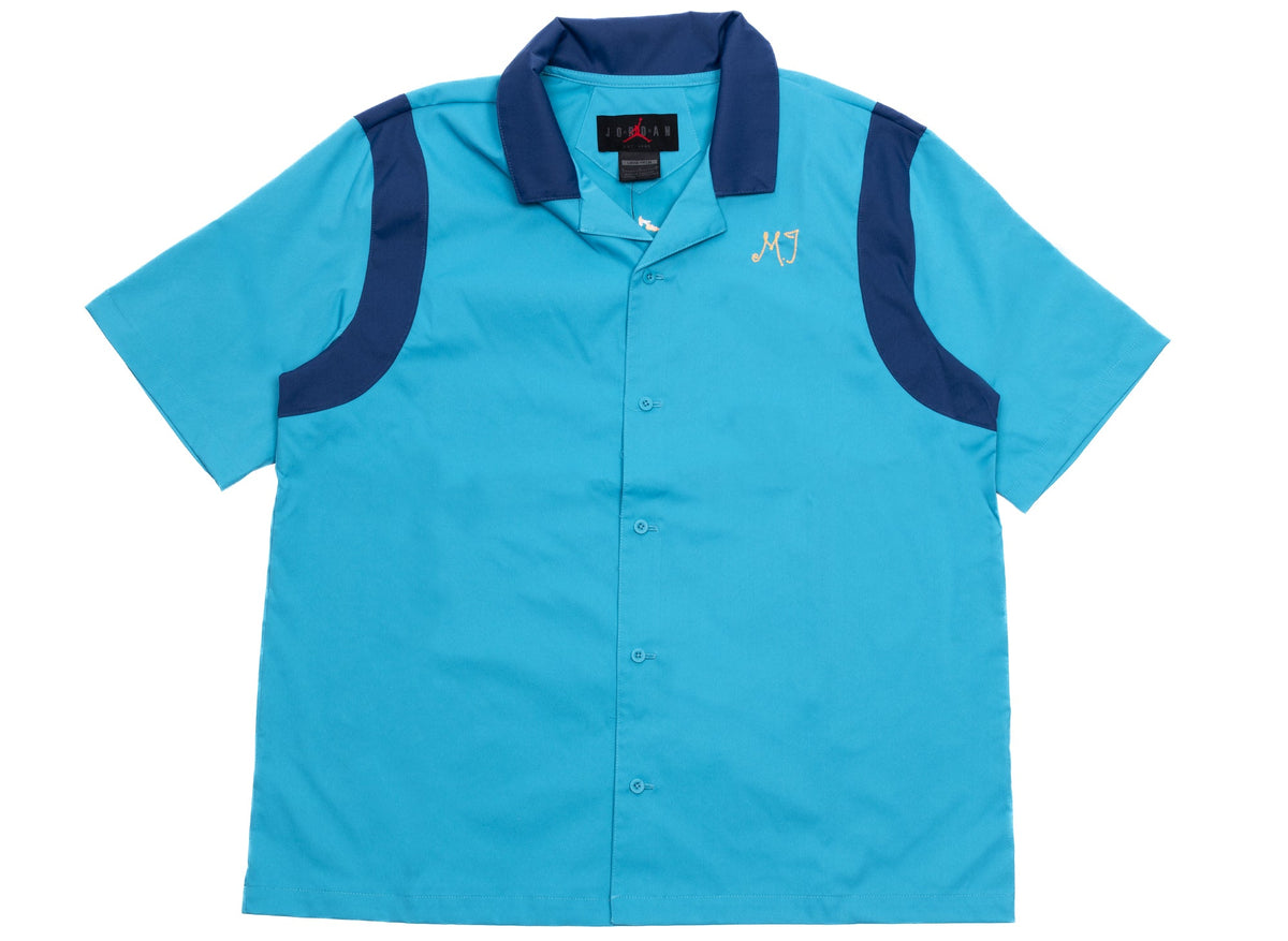 Women's Jordan Button Up Shirt in Aquatone / French Blue