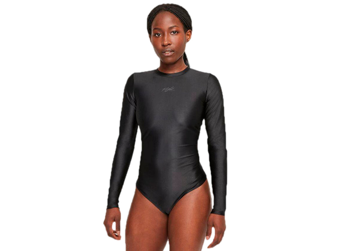 Women's Jordan Essentials Bodysuit in Black / Dark Smoke Grey