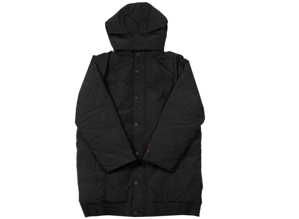 Women's Jordan Essentials Down Parka Jacket in Black / Varsity Red