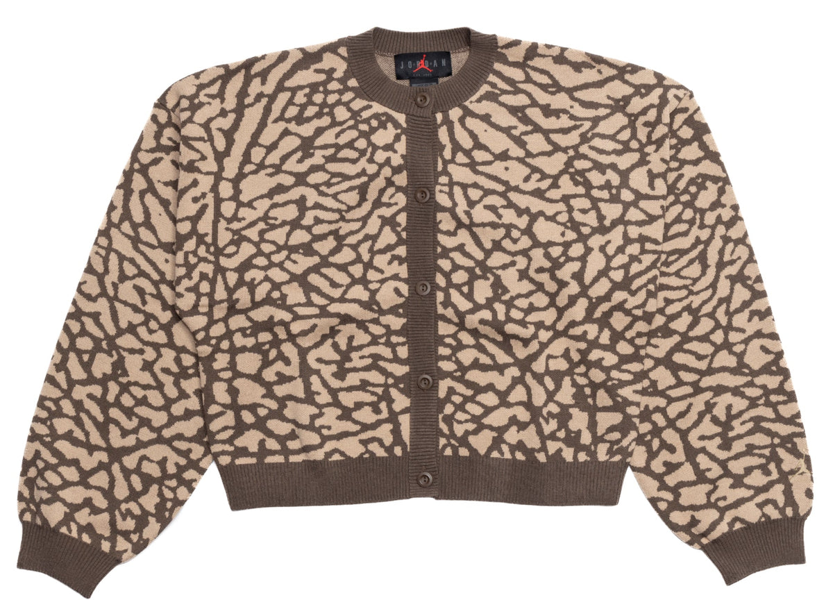 Women's Jordan Flight Knit Cardigan in Palomino