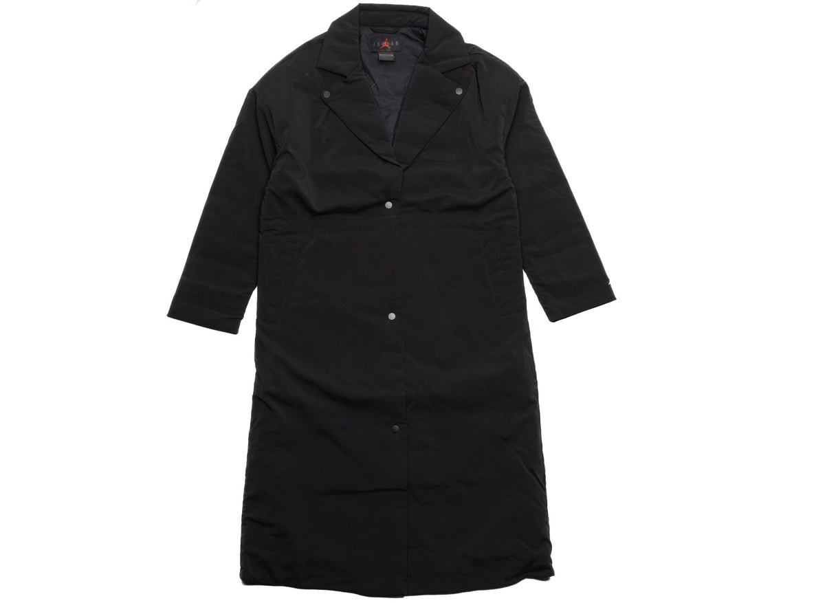 Women's Jordan Flight Trench Jacket in Black / White