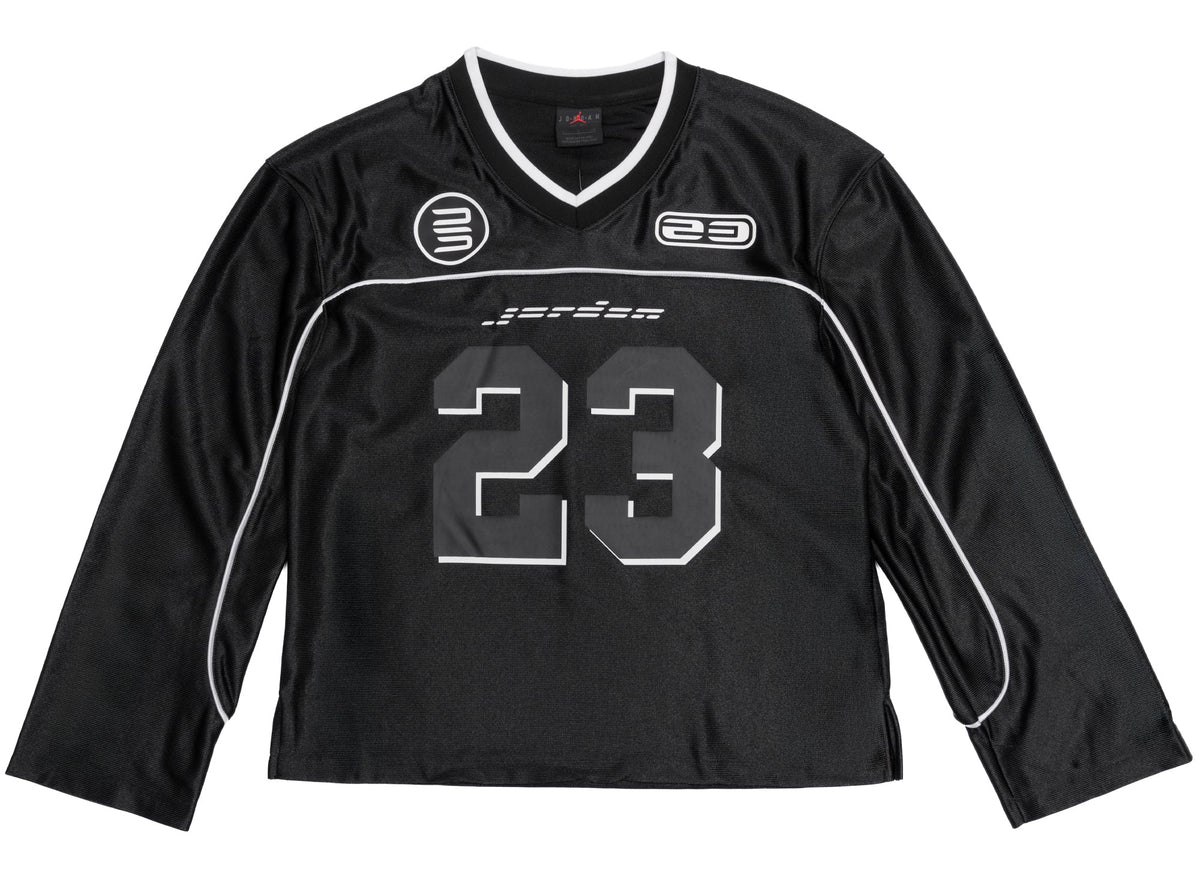 Women's Jordan L/S Jersey Top in Black