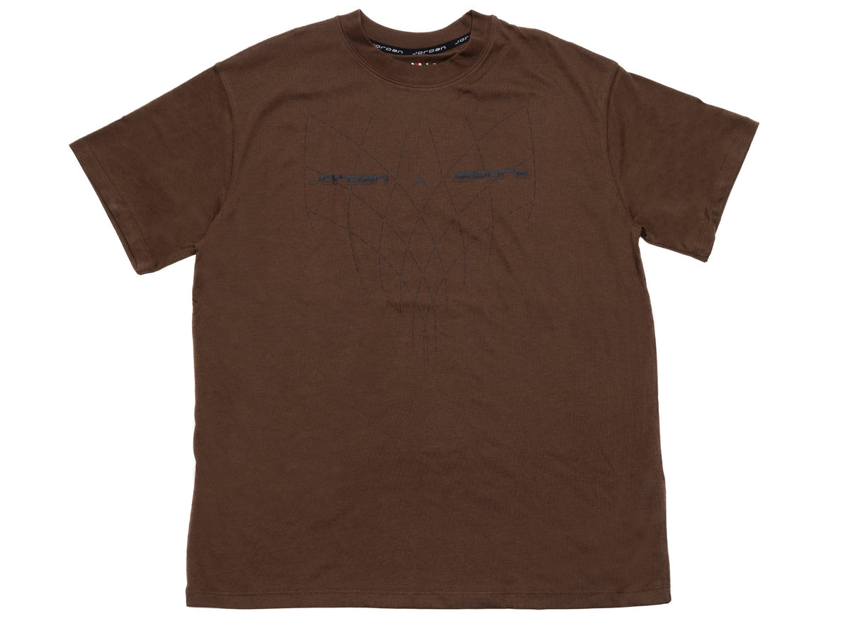Women's Jordan Sport Tee in Cacao Wow / Black
