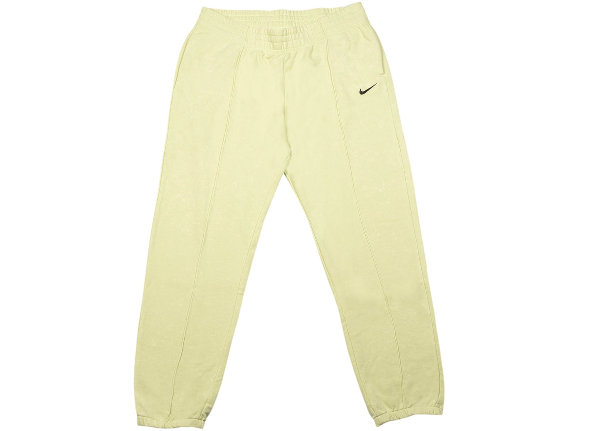 Women's Nike Sportswear Essentials Collection Washed Pants in Light Liquid Lime / Black