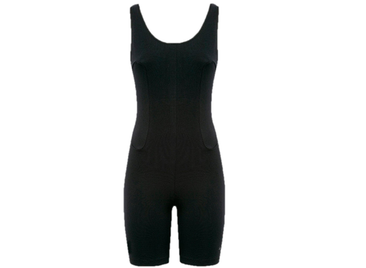 Women's Nike Sportswear Icon Clash One Piece in Black / Dark Smoke Grey