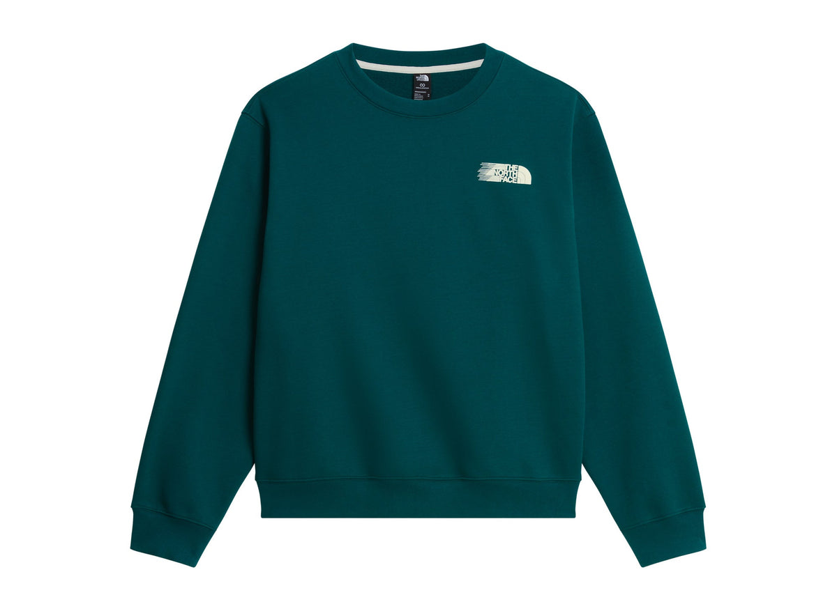 The North Face Retro Trail Relaxed Crew - Graphic in Pacific Teal
